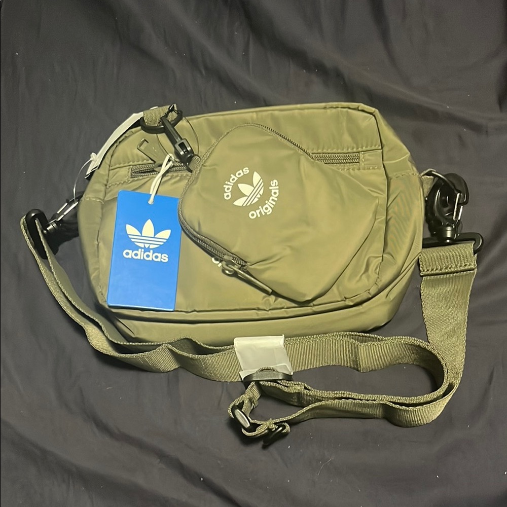 Adidas Olive Crossbody Bag Versatile and Stylish